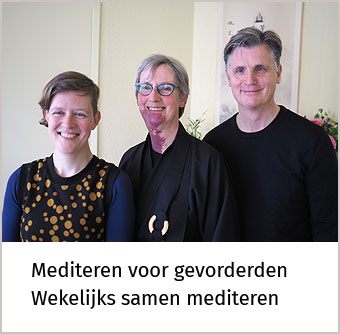het lerarenteam voor de gevorderdengroepen zenmeditatie in Rotterdam