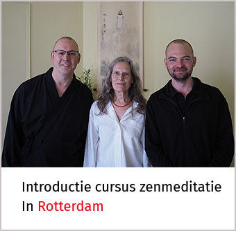 het lerarenteam voor de introductiecursus zenmeditatie in Rotterdam