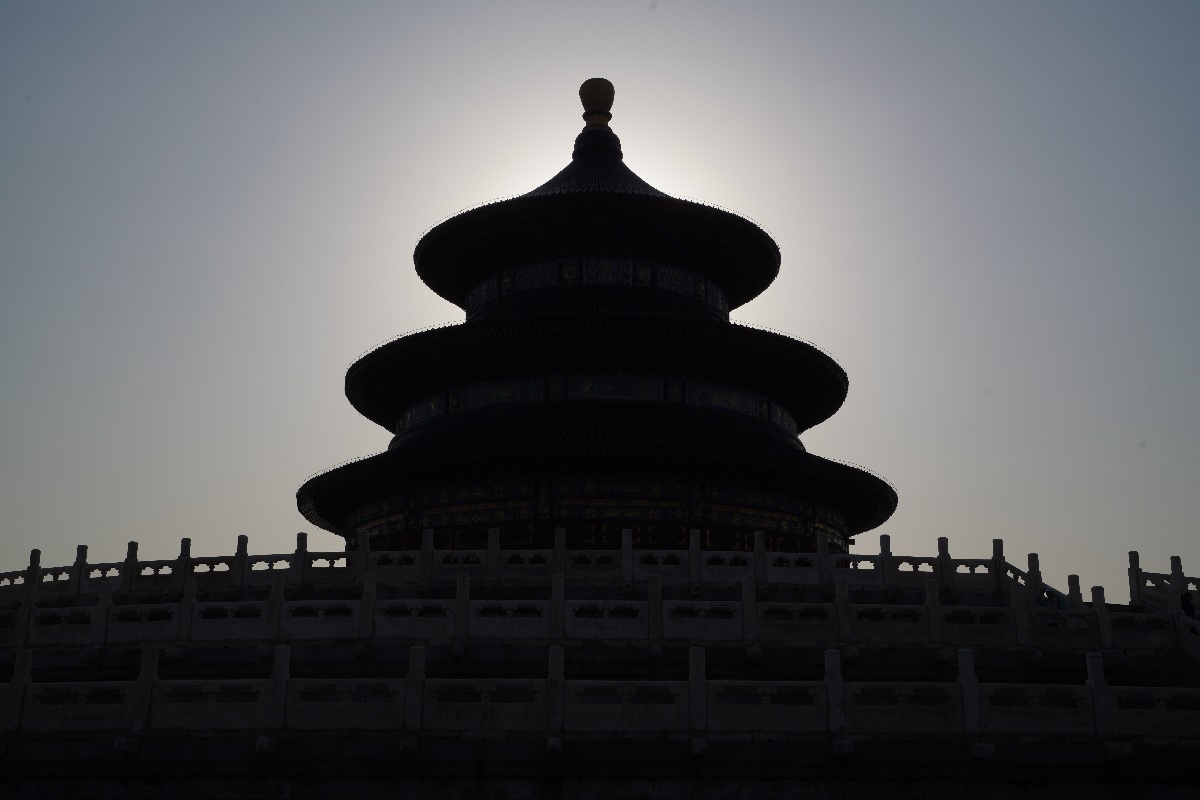 Rients op bezoek in klooster Beijing