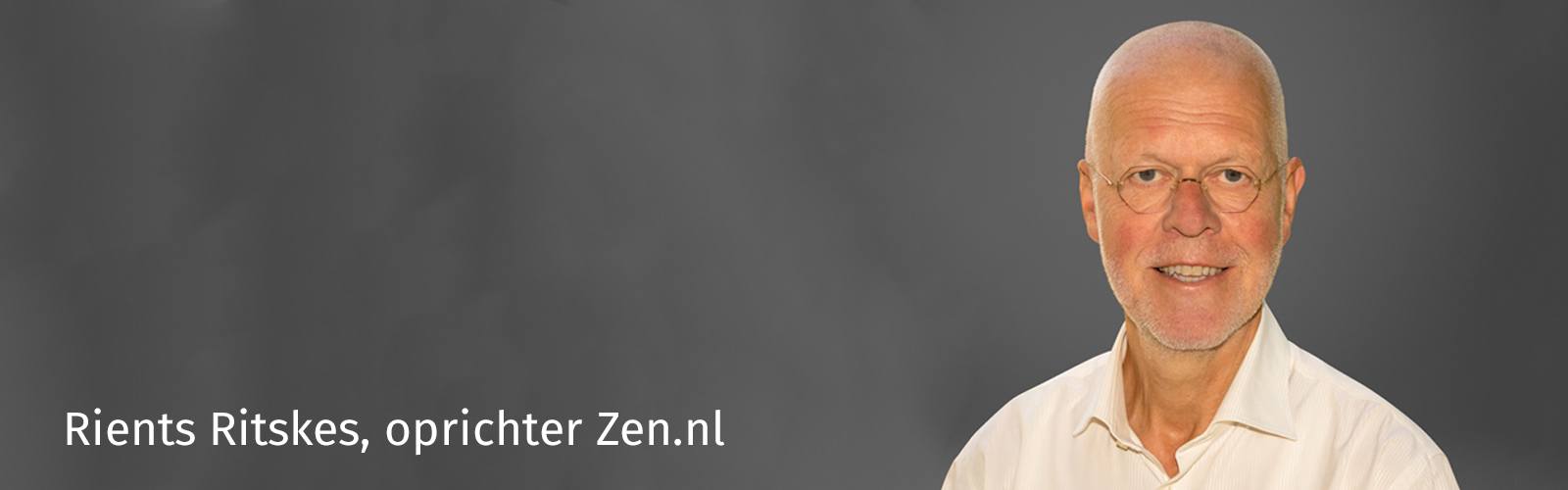 Rients Ranzen Ritskes, zenmeester, schrijver en oprichter van Zen.nl
