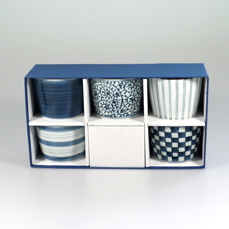 Set van 5 theekopjes Aiya Egawari