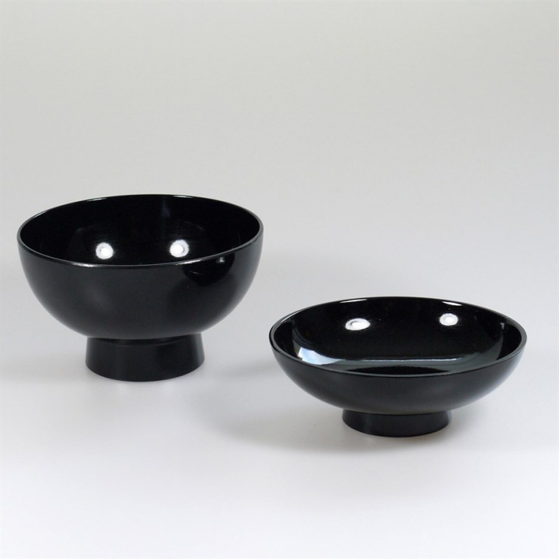 Dekschaal Japans lak zwart