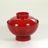 Dekschaal Japans lak rood Dekschaal Japans lak rood