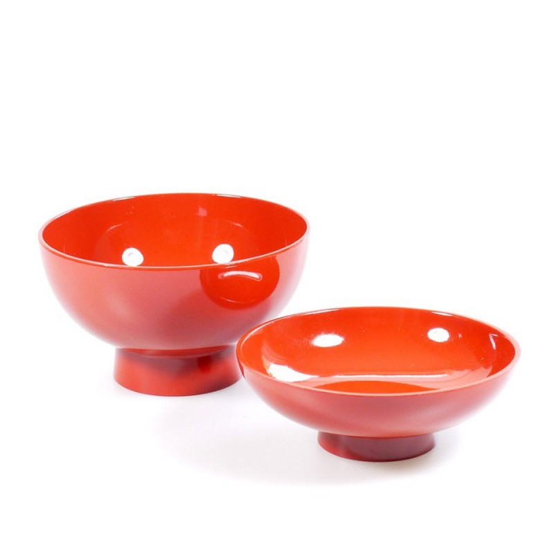 Dekschaal Japans lak rood