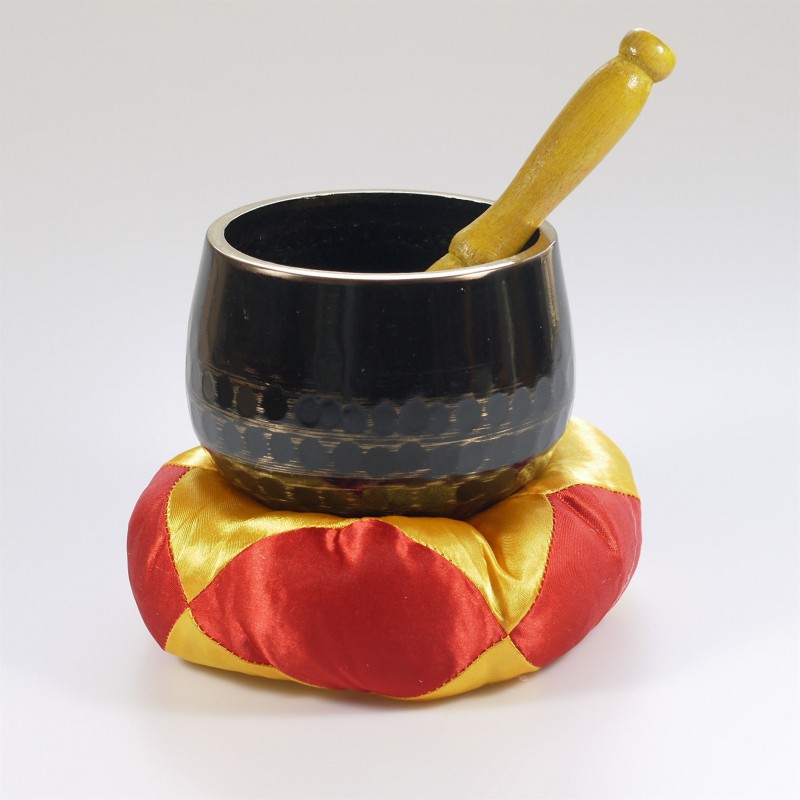 Klankschaal 10 cm zwart