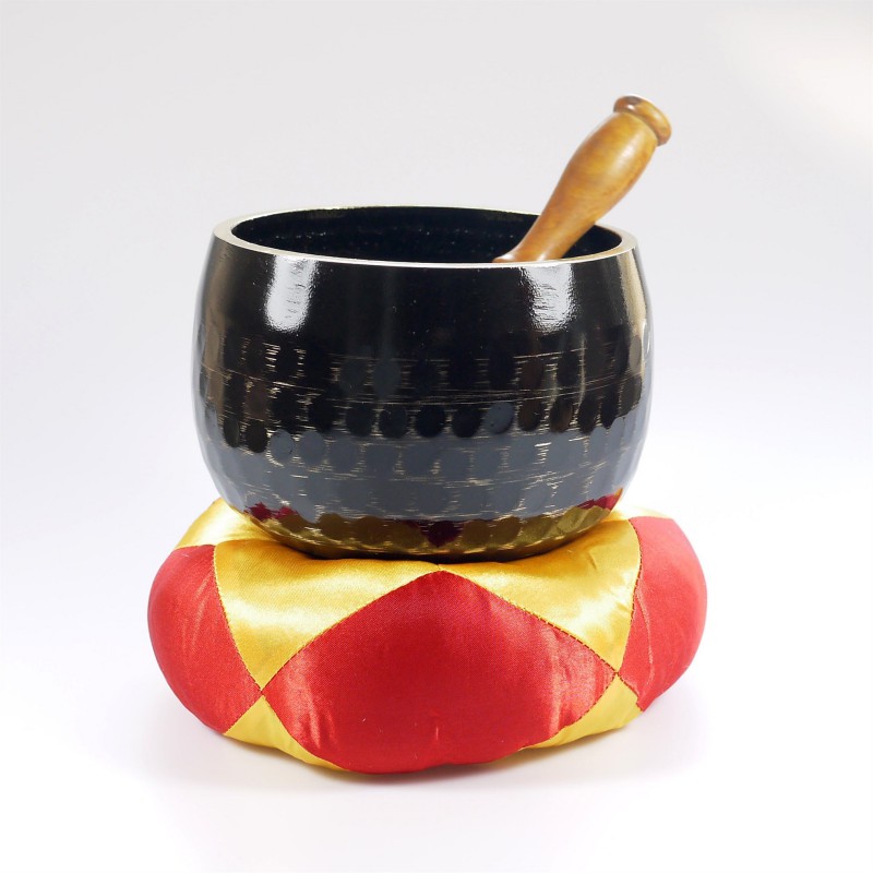 Klankschaal 13 cm zwart