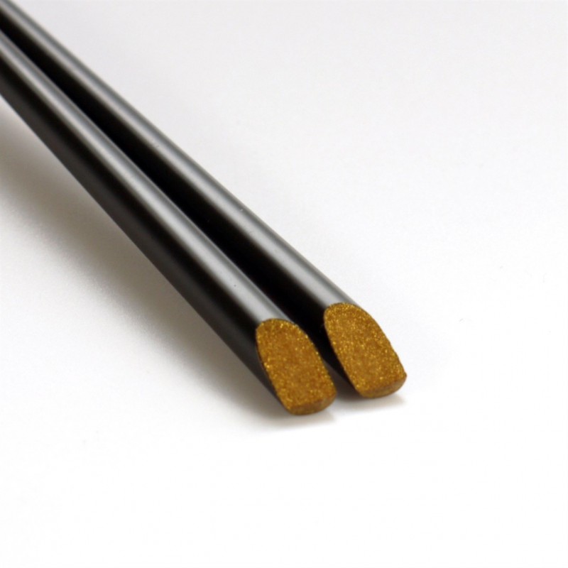 Eetstokjes zwart / goud