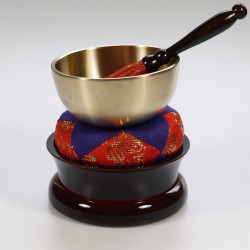 Klankschaal set met standaard 7,5 cm