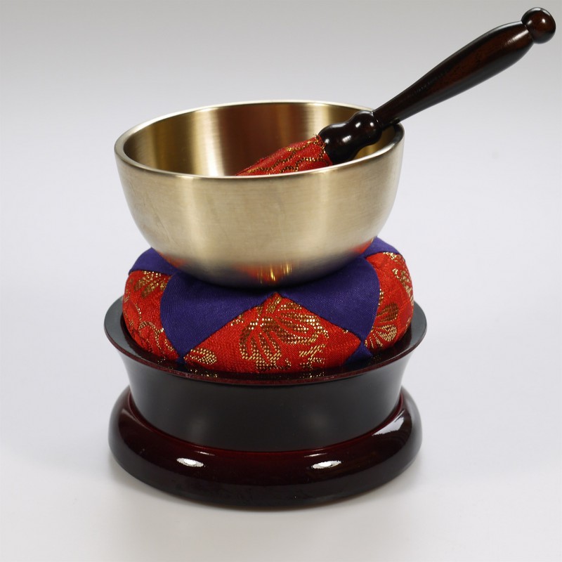 Klankschaal set met standaard 7,5 cm Klankschaal set met standaard 7,5 cm