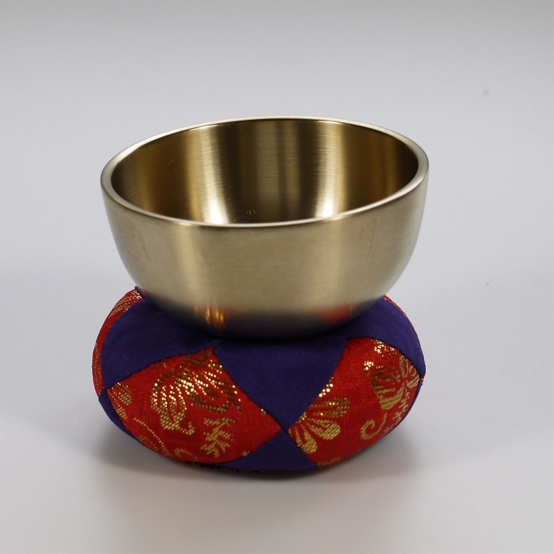 Klankschaal set met standaard 7,5 cm