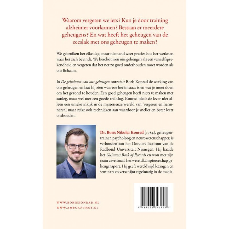 De geheimen van ons geheugen