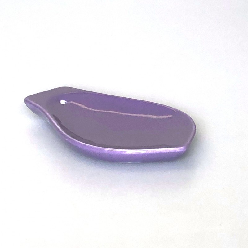 wierookbrander keramiek zwart lotusbladvorm