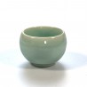 Sake set celadon