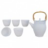 Kannon Teapot and cups Kannon Teapot and cups