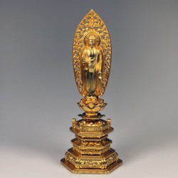 Buddha statue Shaka Nyorai 22.5 cm