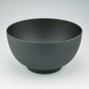 Soup bowl Mokume L black Soup bowl Mokume L black