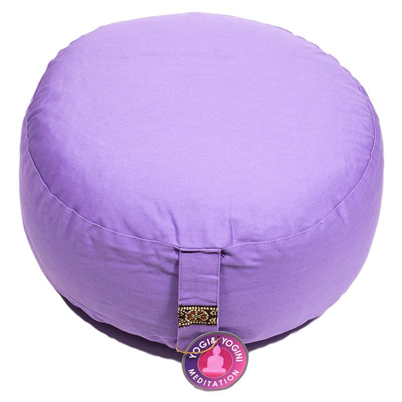 Zafu Yogi Yogini 33x17 cm Light Purple Eco Meditation Cushion Zafu Yogi Yogini 33x17 cm Light Purple Eco Meditation Cushion