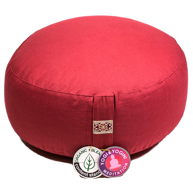 Zafu Yogi Yogini 33x17 cm Anthracite Eco Meditation Cushion Zafu Yogi Yogini 33x17 cm Anthracite Eco Meditation Cushion