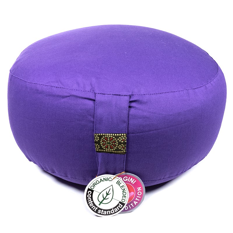 Zafu Yogi Yogini 33x17 cm Violet Eco Meditation Cushion Zafu Yogi Yogini 33x17 cm Violet Eco Meditation Cushion