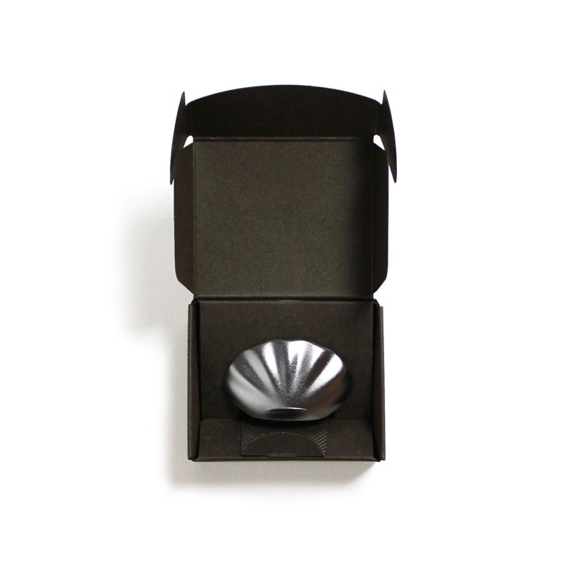 Wierookhouder Kolip Shell zilver