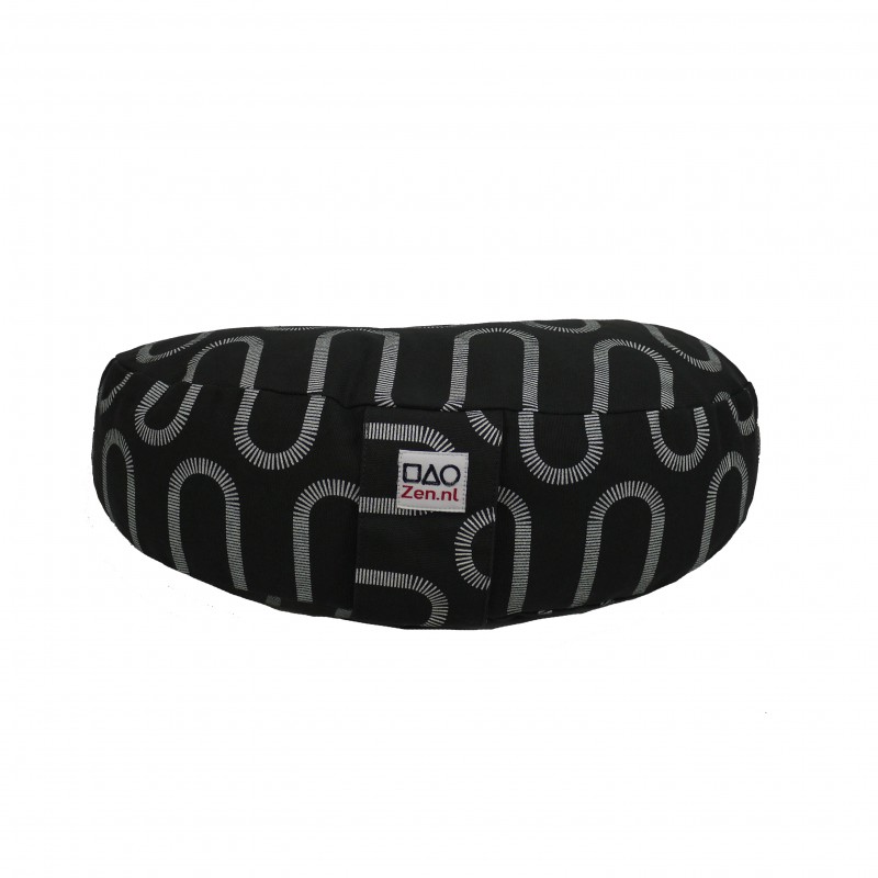 Zafu Crescent Anthracite print 