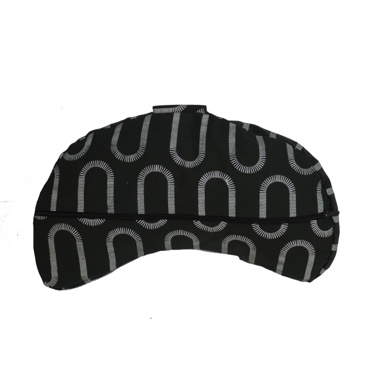 Zafu Crescent Anthracite print 