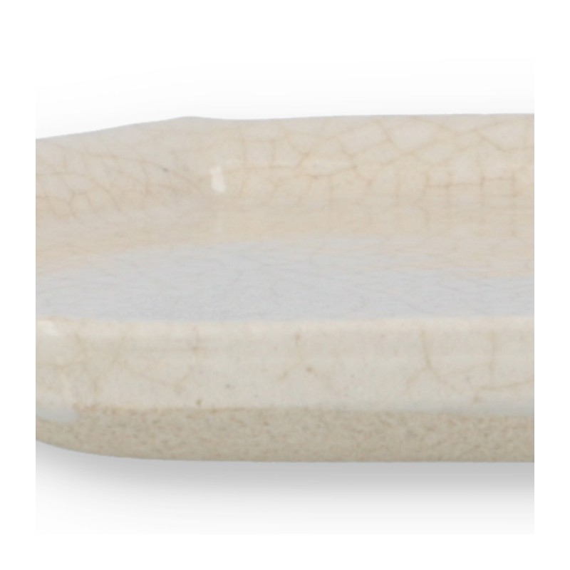 Incense Plate Hexagon White