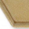 Incense Plate Hexagon Golden Brown Incense Plate Hexagon Golden Brown