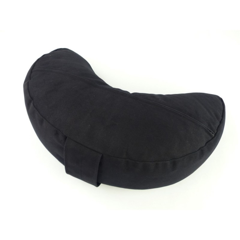 kussen halvemaan zwart