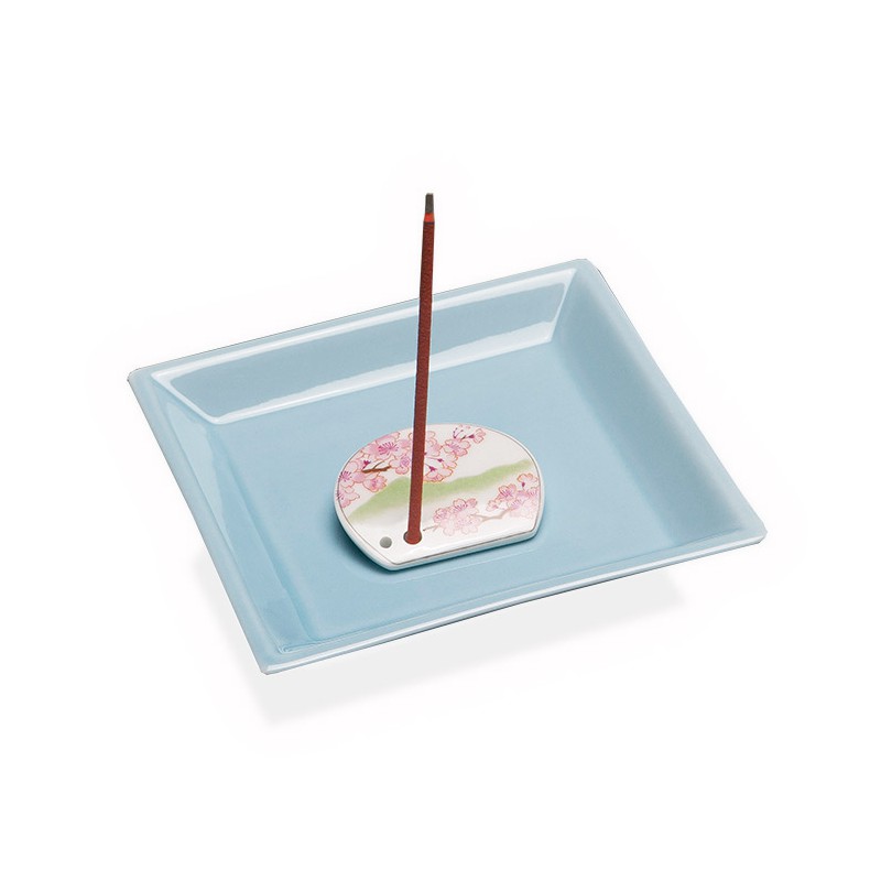 Porcelain Incense Holder Hanasaki