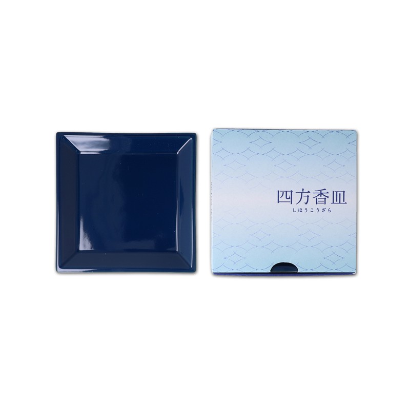 Wierookschaal 10 cm Japan donkerblauw