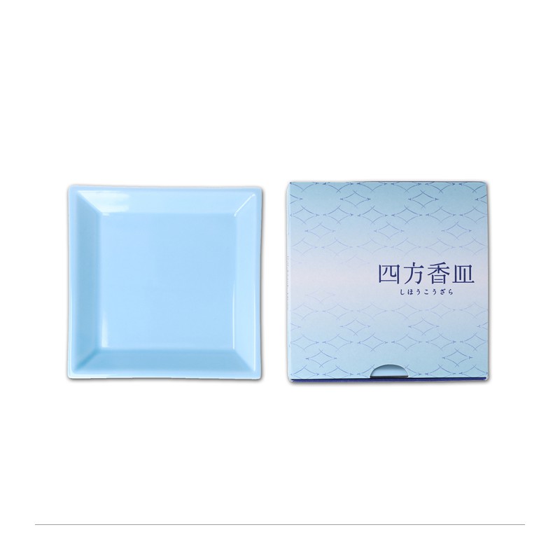 Wierookschaal 10 cm Japan lichtblauw