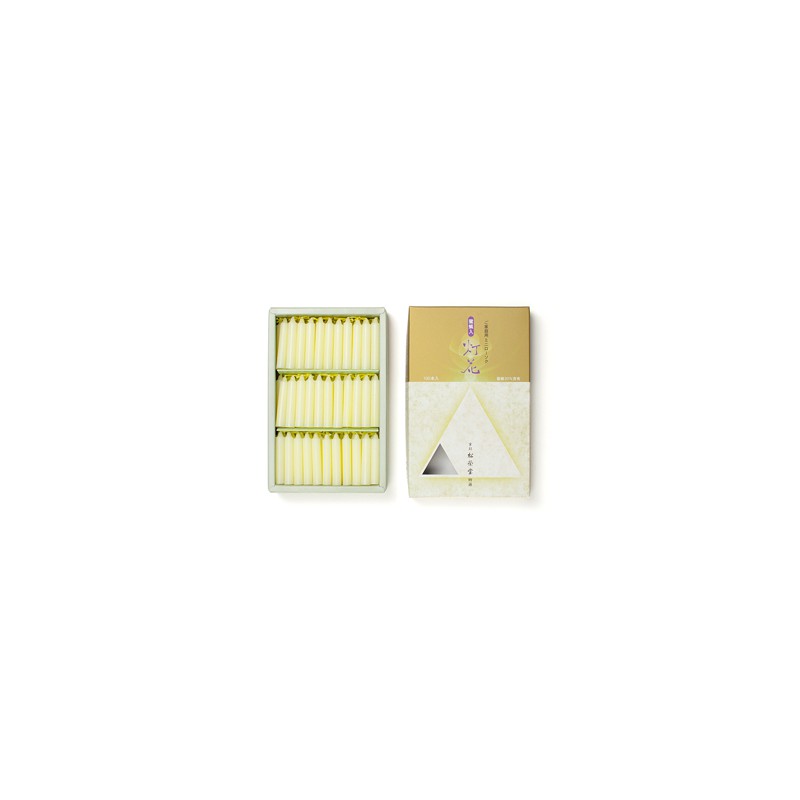 Tohka candles beeswax 100 pieces


