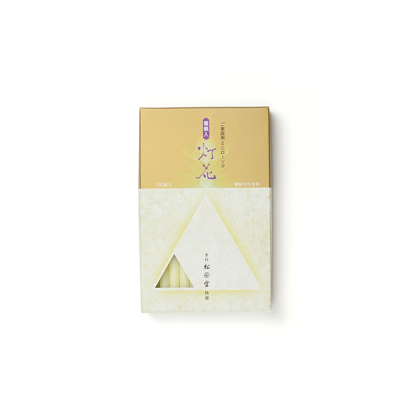 Tohka candles beeswax 100 pieces

