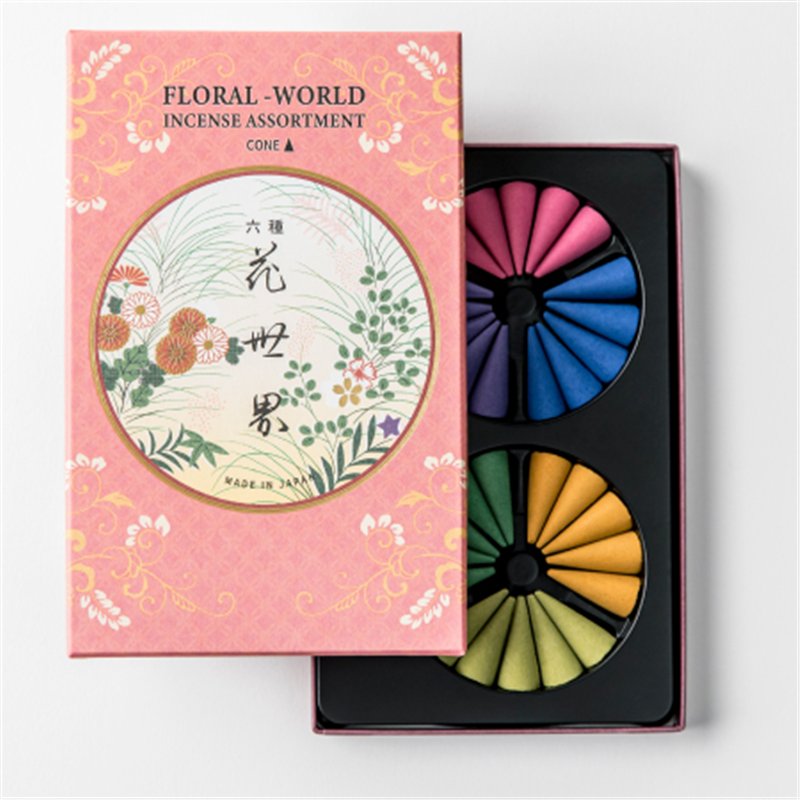 Wierook FLORAL WORLD Assortiment kegels