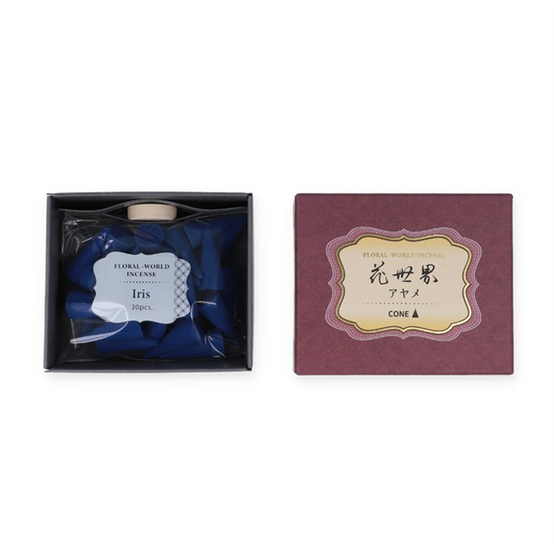 FLORAL WORLD Incense Iris cone