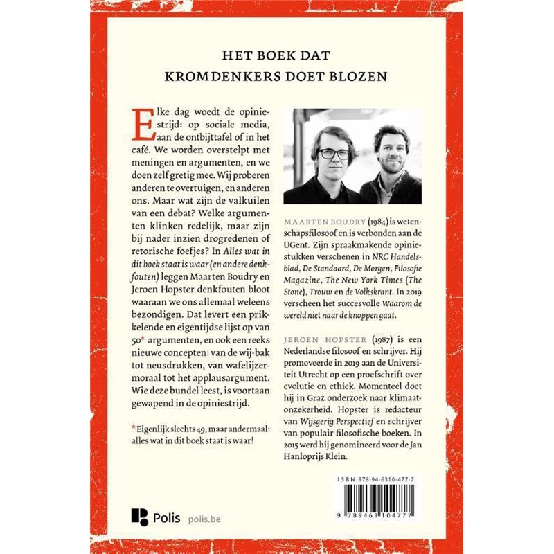 Alles wat in dit boek staat is waar (en andere denkfouten)