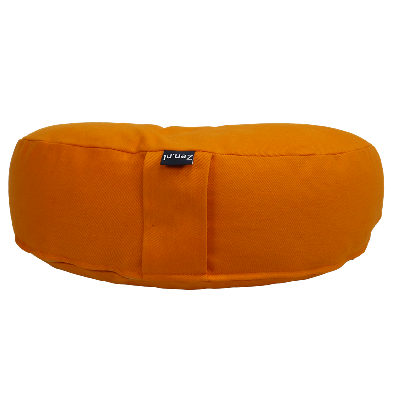 Meditatiekussen NL halve maan oranje