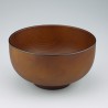 Soup bowl Mokume S brown