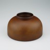 Soup bowl Mokume S brown