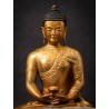 Oude Bronzen Nepalese Boeddha Oude Bronzen Nepalese Boeddha