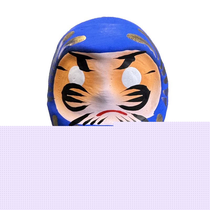 Daruma 6 cm blauw