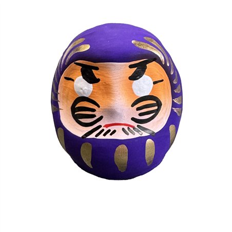 Daruma 6 cm paars