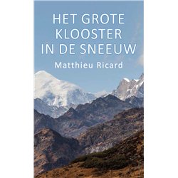 Het grote klooster in de sneeuw