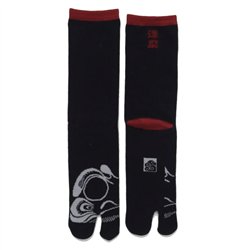 Tabi sokken Daruma Black 25-28 cm