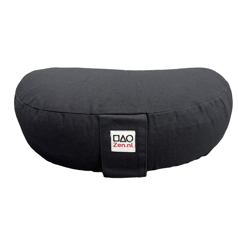 Zafu Crescent Organic Basic Black