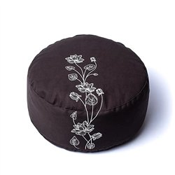 Zafu Yogi Yogini 33x17 cm Lotus Plant Meditation Cushion