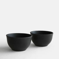 Tea Cup Iroiro Black 2 pcs