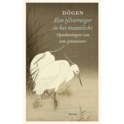 Een zilverreiger in het maanlicht