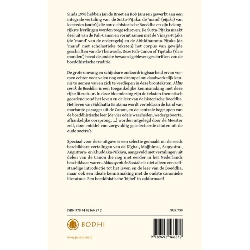 Aldus sprak de Boeddha